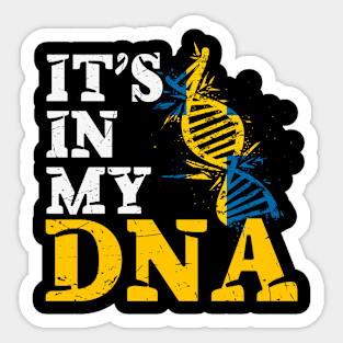 It's in my DNA - Sweden Sticker